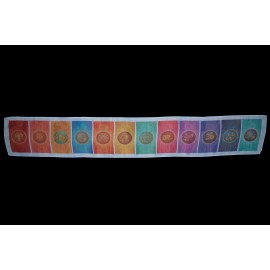 12 Csillagjegy 22x135 cm-es muszlin sál 12 Csillagjegy 22x135 cm-es muszlin sál