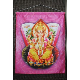 Ganesha - Rózsa 40x50 cm-es szatén akasztós kép Ganesha - Rózsa 40x50 cm-es szatén akasztós kép