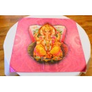 Ganesha - Rózsa 70x70 cm-es szatén terítő