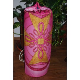 Gyógyító Kereszt - Rózsa  20 cm átmérőjű, 65 cm hosszú beverly jógamatrac tartó