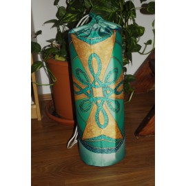 Gyógyító Kereszt - Zöld 20 cm átmérőjű, 65 cm hosszú beverly jógamatrac tartó