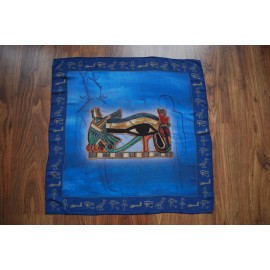 Hórusz Szeme 70x70 cm-es muszlin kendő