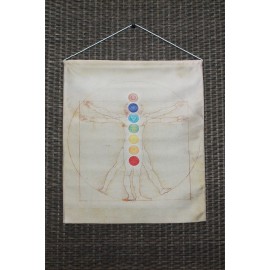 Leonardo - Csakra 30x35 cm-es szatén akasztós kép