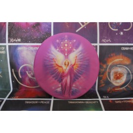 Metatron Arkangyal 35 cm átmérőjű, 2 cm vastag bársonyos posztó ülőpárna Metatron Arkangyal 35 cm átmérőjű, 2 cm vastag bársonyos posztó ülőpárna