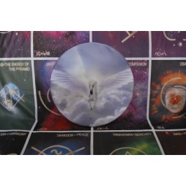Unikornis - Égbolt 35 cm átmérőjű, 2 cm vastag bársonyos posztó ülőpárna Unikornis - Égbolt 35 cm átmérőjű, 2 cm vastag bársonyos posztó ülőpárna